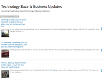 Tablet Screenshot of buzztechblog.blogspot.com