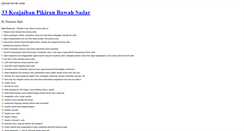 Desktop Screenshot of pikiranbawahsadar.blogspot.com