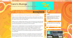 Desktop Screenshot of carons-musings.blogspot.com