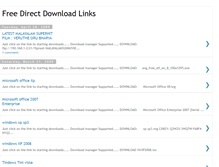 Tablet Screenshot of free-direct-download-link.blogspot.com