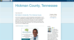 Desktop Screenshot of hickmancountytennessee.blogspot.com