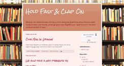 Desktop Screenshot of holdfastnclapon.blogspot.com