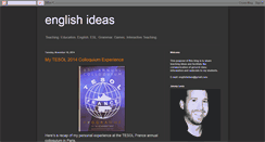 Desktop Screenshot of english-ideas.blogspot.com