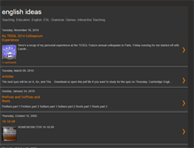 Tablet Screenshot of english-ideas.blogspot.com
