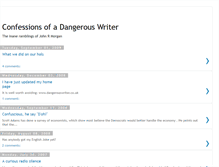 Tablet Screenshot of dangerouswriter.blogspot.com