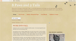 Desktop Screenshot of 8pawsand2tails.blogspot.com