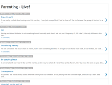 Tablet Screenshot of parentinglive.blogspot.com