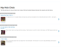 Tablet Screenshot of hiphickchick.blogspot.com