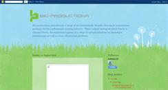 Desktop Screenshot of bio-productions-ltd.blogspot.com