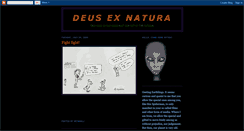 Desktop Screenshot of deusexnatura.blogspot.com