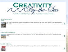 Tablet Screenshot of creativitybythesea.blogspot.com