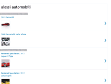 Tablet Screenshot of alessi-automobili.blogspot.com