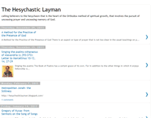 Tablet Screenshot of hesychasticlayman.blogspot.com