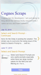 Mobile Screenshot of cognosscraps.blogspot.com