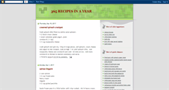 Desktop Screenshot of 365recipesinayear.blogspot.com