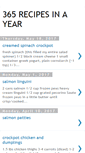 Mobile Screenshot of 365recipesinayear.blogspot.com