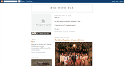 Desktop Screenshot of bynwithtvb.blogspot.com
