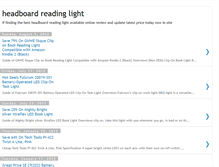 Tablet Screenshot of headboardsreadinglight.blogspot.com