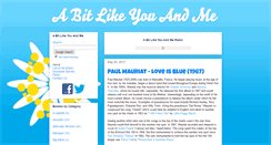 Desktop Screenshot of abitlikeyouandme.blogspot.com