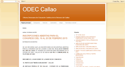 Desktop Screenshot of odecdelcallao.blogspot.com