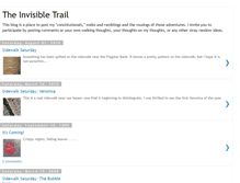 Tablet Screenshot of invisibletrail.blogspot.com