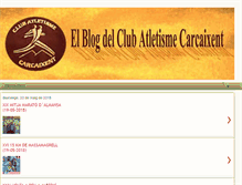 Tablet Screenshot of clubatletismecarcaixent.blogspot.com