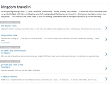 Tablet Screenshot of kingdomtravelin.blogspot.com