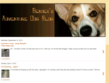 Tablet Screenshot of bendertheadventuredog.blogspot.com