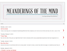 Tablet Screenshot of meanderingsofthemind1426.blogspot.com