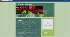 Desktop Screenshot of plantescarnivorescmc.blogspot.com