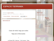 Tablet Screenshot of espaciotierramia.blogspot.com