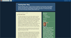 Desktop Screenshot of healingbear.blogspot.com