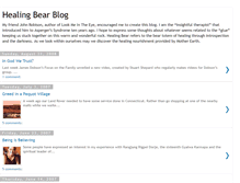 Tablet Screenshot of healingbear.blogspot.com