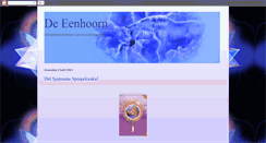 Desktop Screenshot of deeenhoorn.blogspot.com