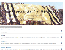 Tablet Screenshot of hinchamirasol-cancionesdelahinchada.blogspot.com