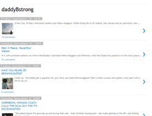 Tablet Screenshot of daddybstrong.blogspot.com