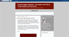 Desktop Screenshot of benhogancollection.blogspot.com