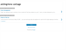 Tablet Screenshot of aislingrienecottage.blogspot.com
