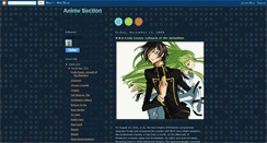 Desktop Screenshot of animesection.blogspot.com