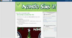 Desktop Screenshot of nandosims3.blogspot.com