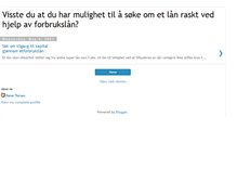 Tablet Screenshot of forbrukslan.blogspot.com