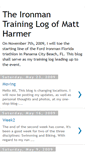 Mobile Screenshot of mattharmertraininglog.blogspot.com