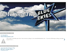 Tablet Screenshot of meandtheblueskies.blogspot.com