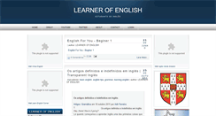 Desktop Screenshot of learnerofenglish.blogspot.com