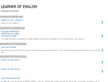 Tablet Screenshot of learnerofenglish.blogspot.com
