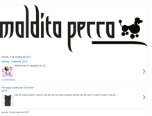 Tablet Screenshot of malditaperra07.blogspot.com