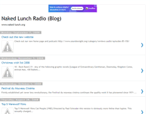 Tablet Screenshot of nakedlunchradioblog.blogspot.com