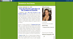 Desktop Screenshot of dominican-real-estate.blogspot.com