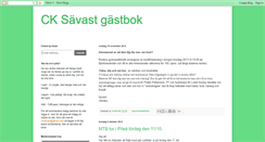 Desktop Screenshot of cksavastgastbok.blogspot.com
