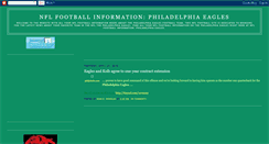 Desktop Screenshot of nflfantasyfootballphiladelphiaeagles.blogspot.com